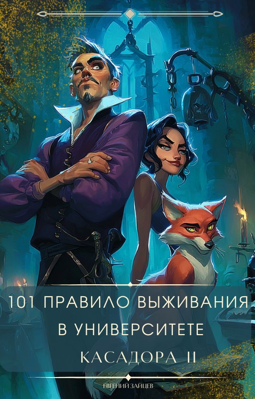 Обложка книги 101 правило выживания в университете Касадора II
