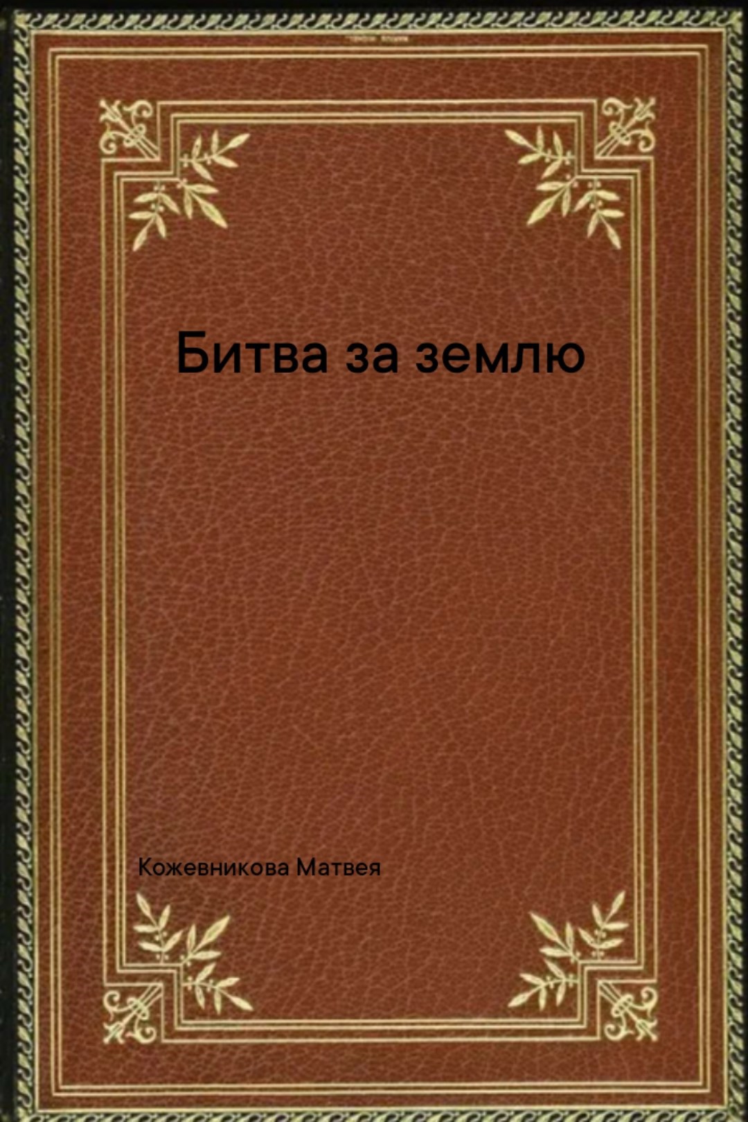 Обложка книги Битва за землю