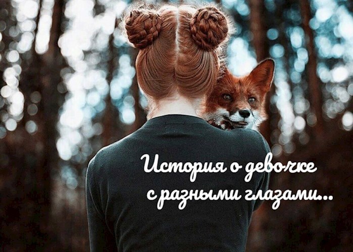 Обложка книги История о девочке с разными глазами...