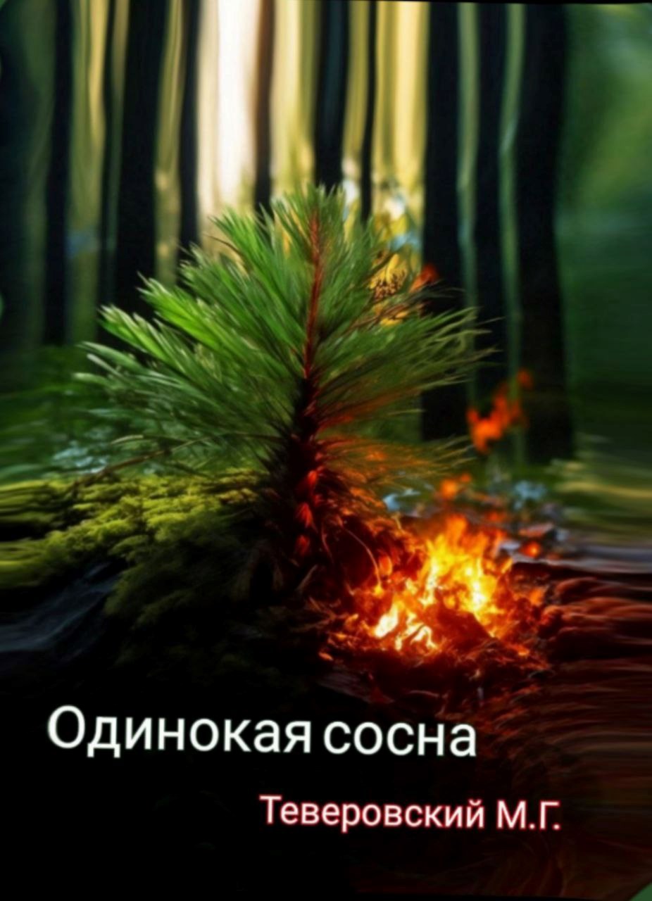 Обложка книги Одинокая сосна