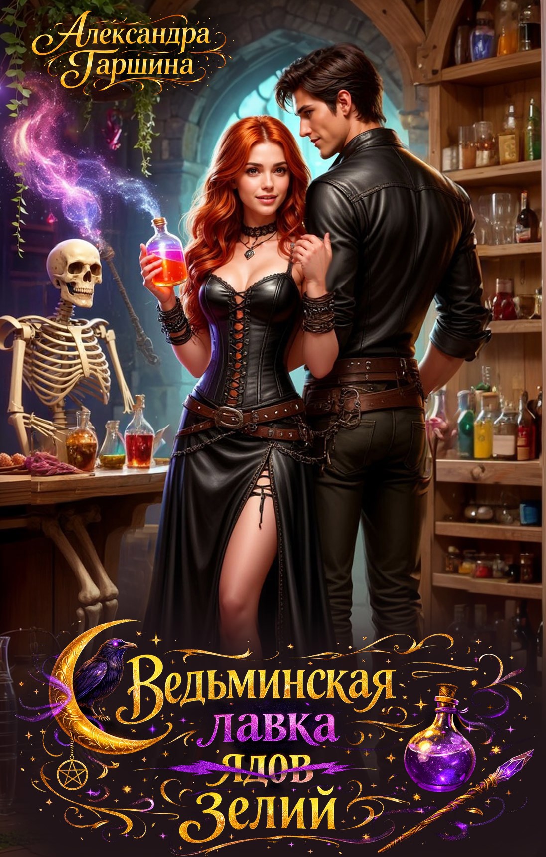 Обложка книги Ведьминская лавка зелий