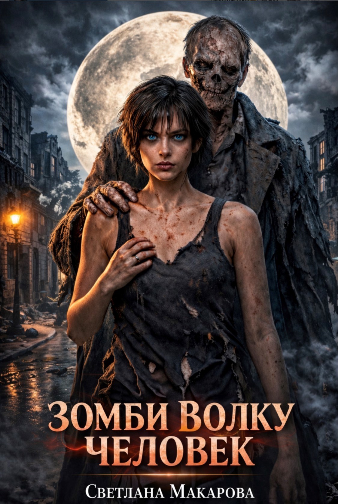 Обложка книги Зомби волку человек