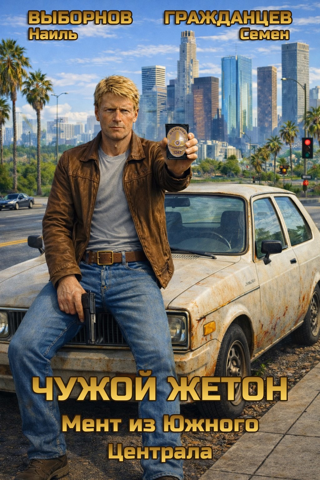 Обложка книги Чужой жетон. Мент из Южного Централа