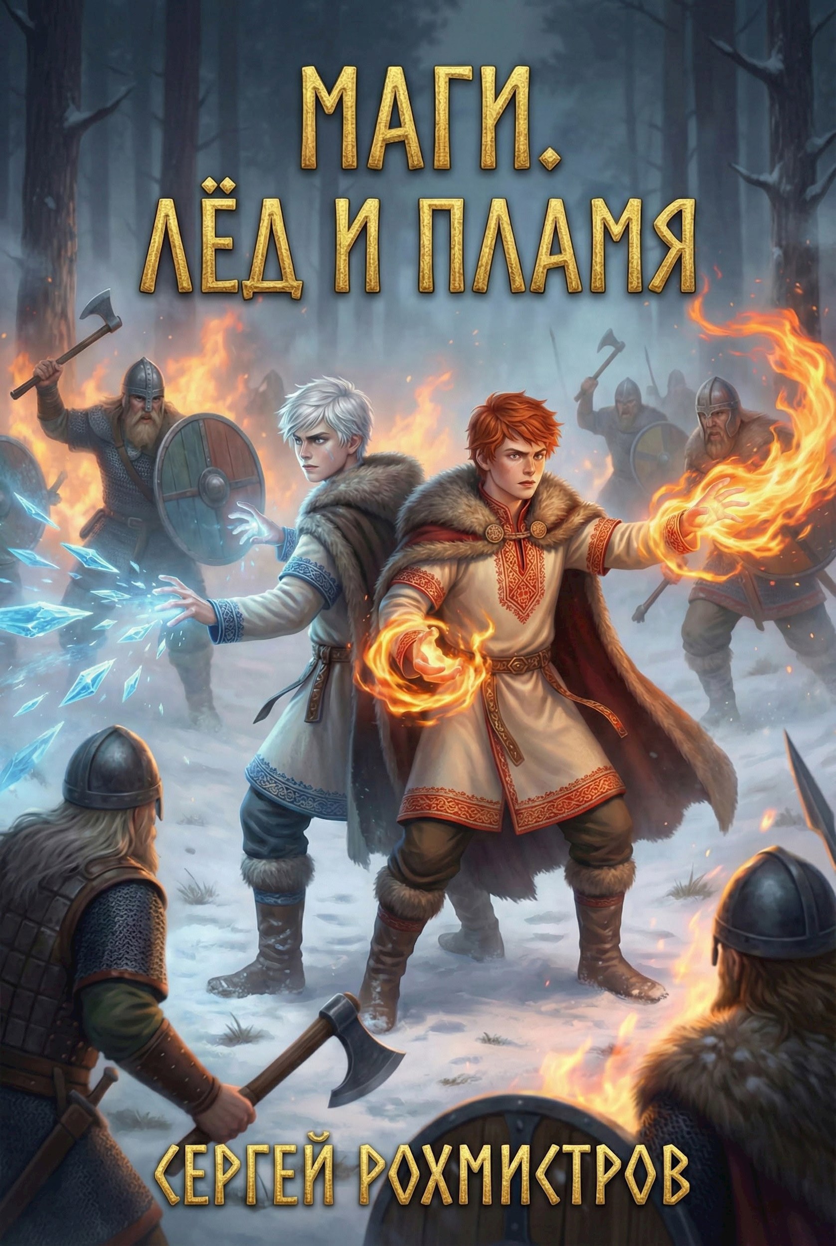 Обложка книги Маги.Лёд и пламя