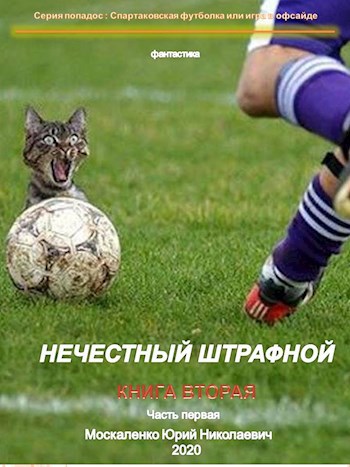 Обложка книги Нечестный штрафной книга вторая часть первая