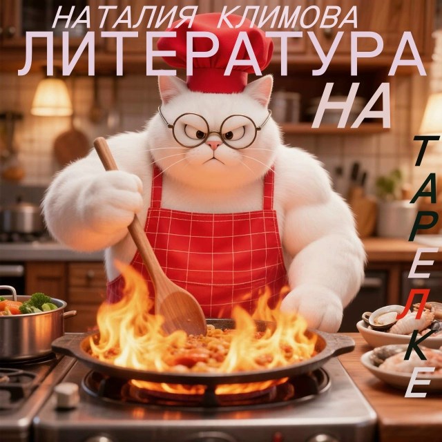Обложка книги Литература на тарелке