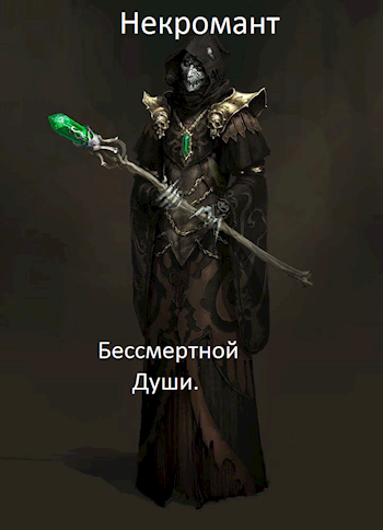 Обложка книги Некромант бессмертной души.