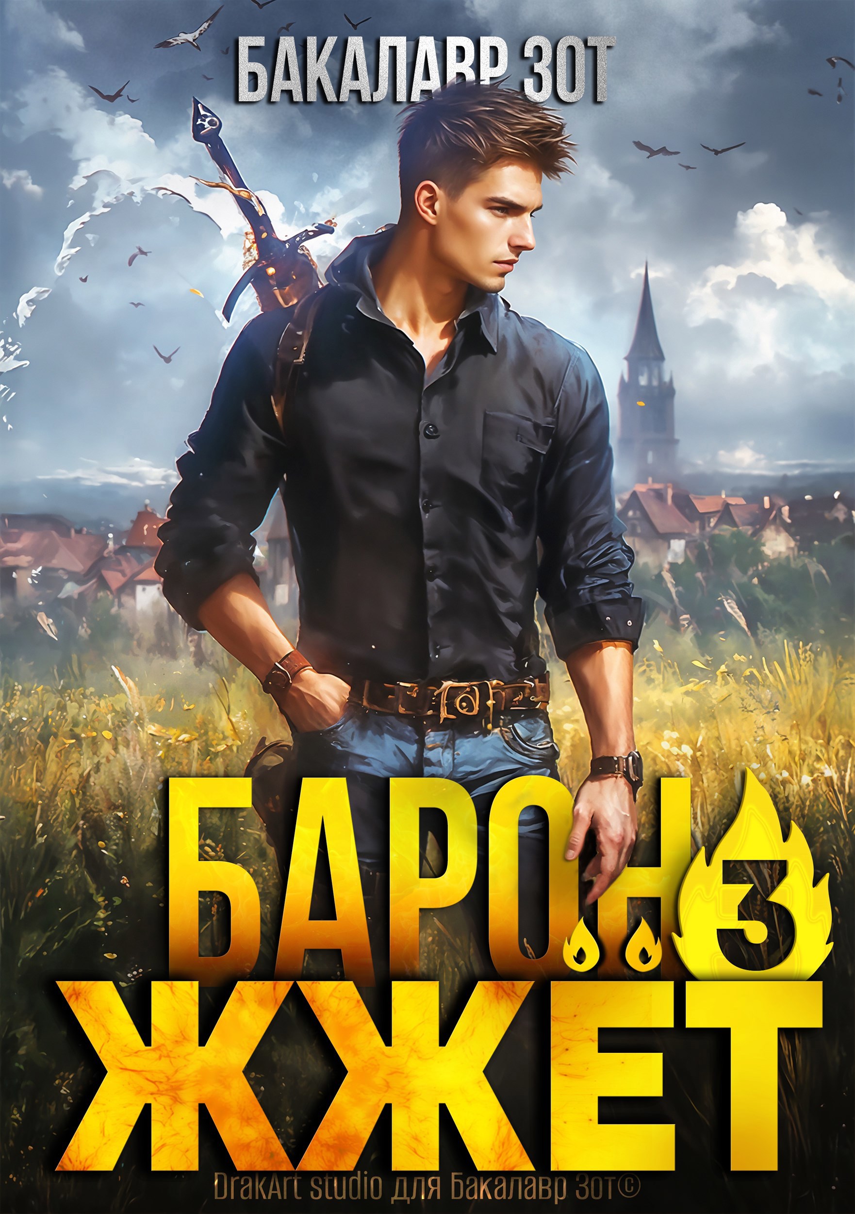 Обложка книги Барон жжёт! Книга третья.