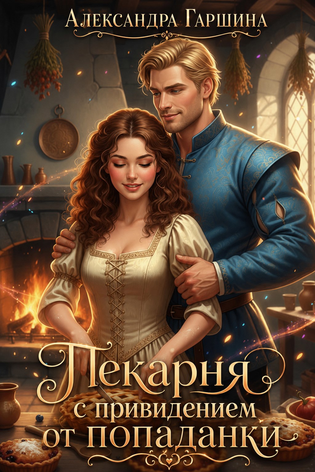 Обложка книги Пекарня с привидением от попаданки