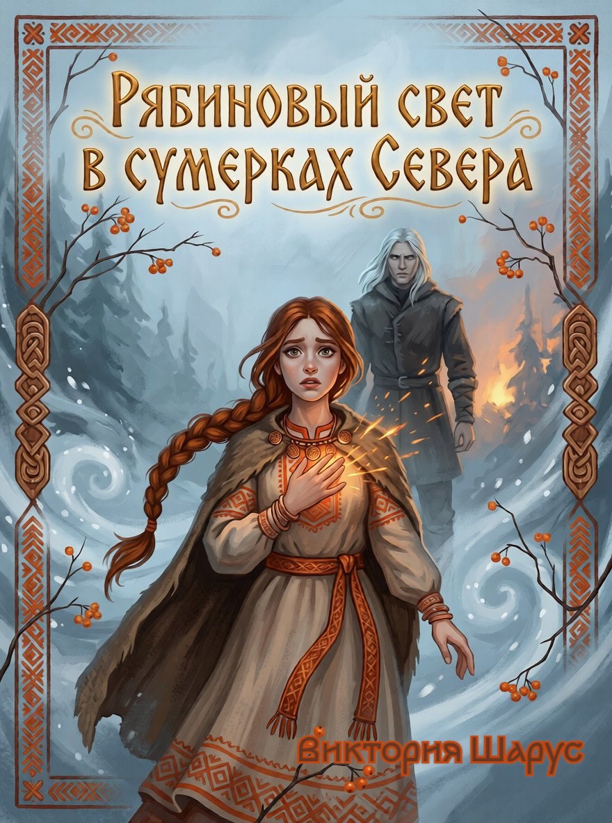 Обложка книги Рябиновый свет в сумерках Севера