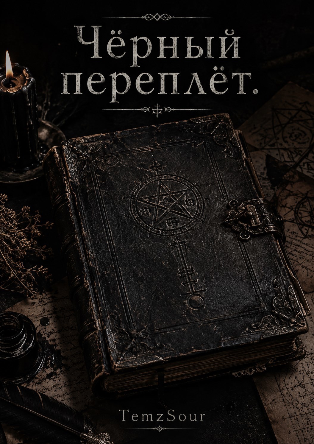 Обложка книги Чёрный переплёт