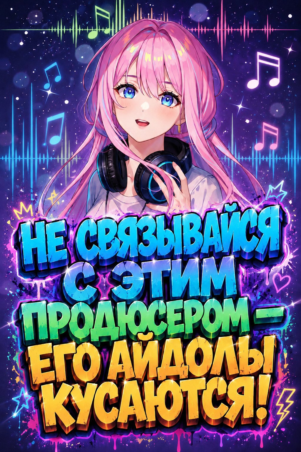Обложка книги Не связывайся с этим продюсером — его айдолы кусаются!