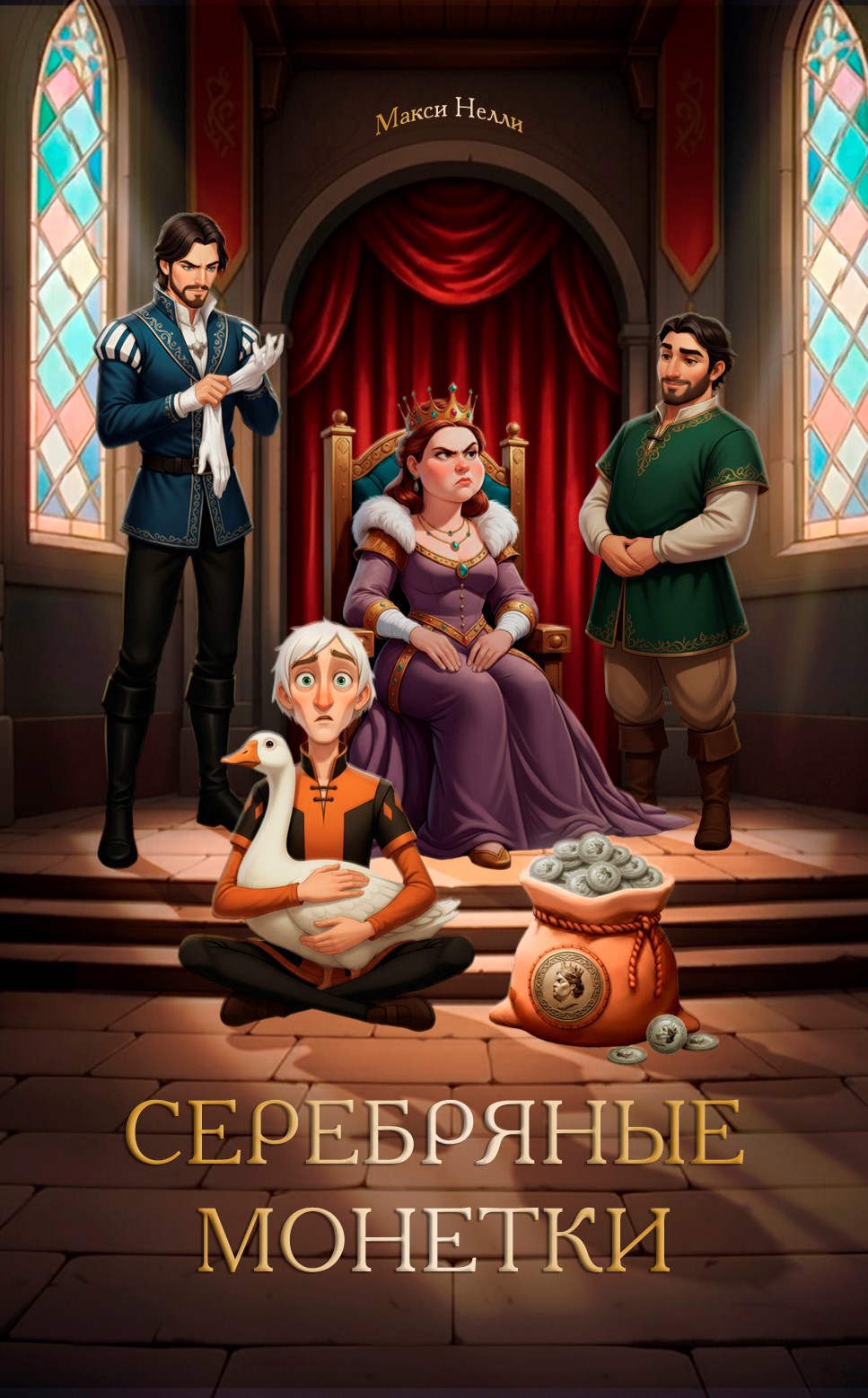 Обложка книги Серебряные монетки