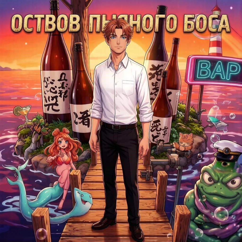 Обложка книги Остров Пьяного Бога:Том 1 . Шторм в стакане