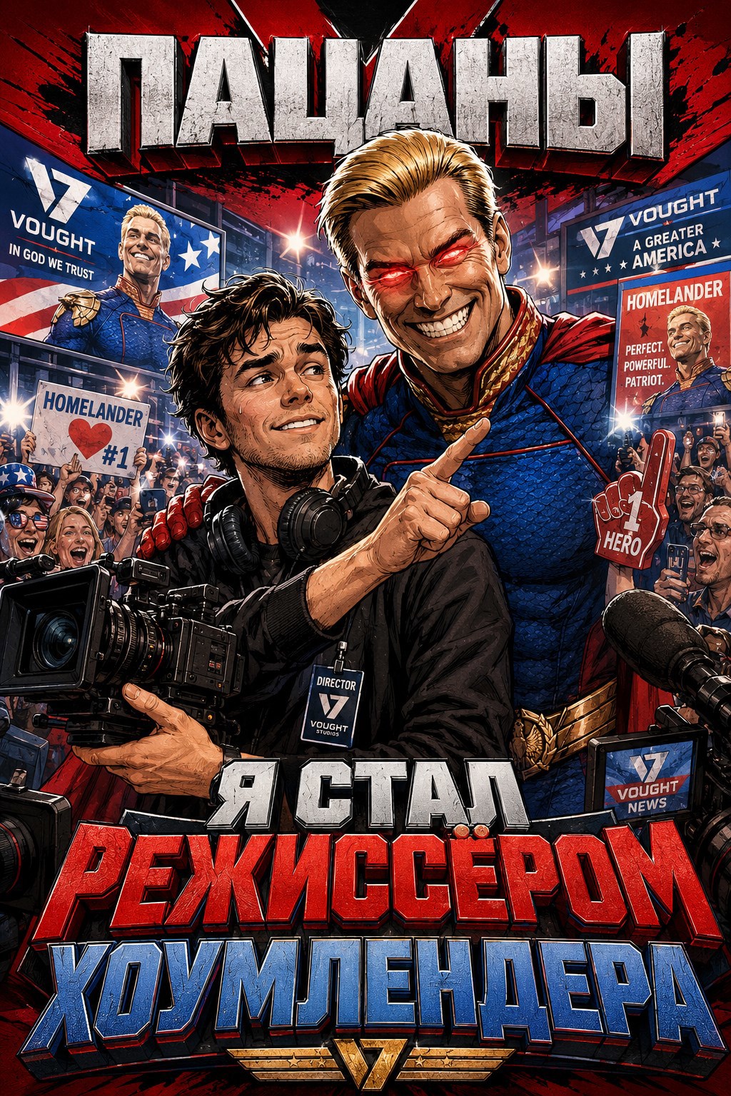 Обложка книги Пацаны Я стал режиссёром Хоумлендера