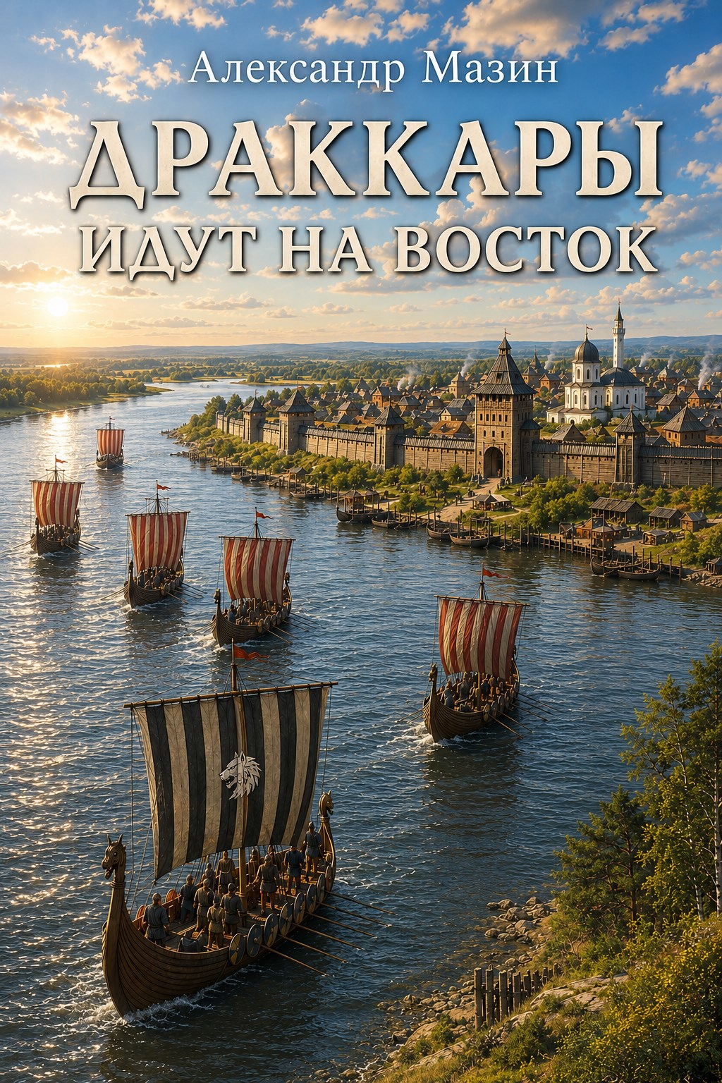 Обложка книги Драккары идут на восток