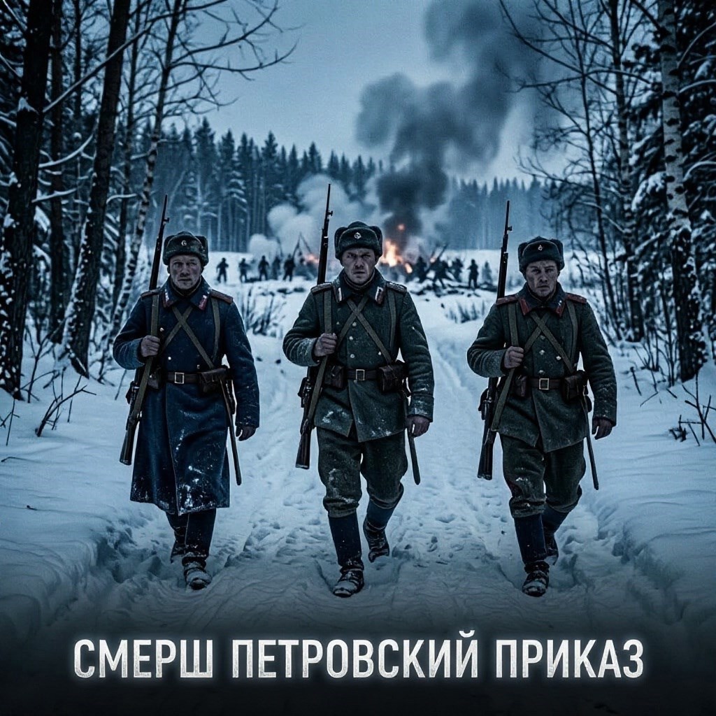 Обложка книги СМЕРШ петровский приказ 2