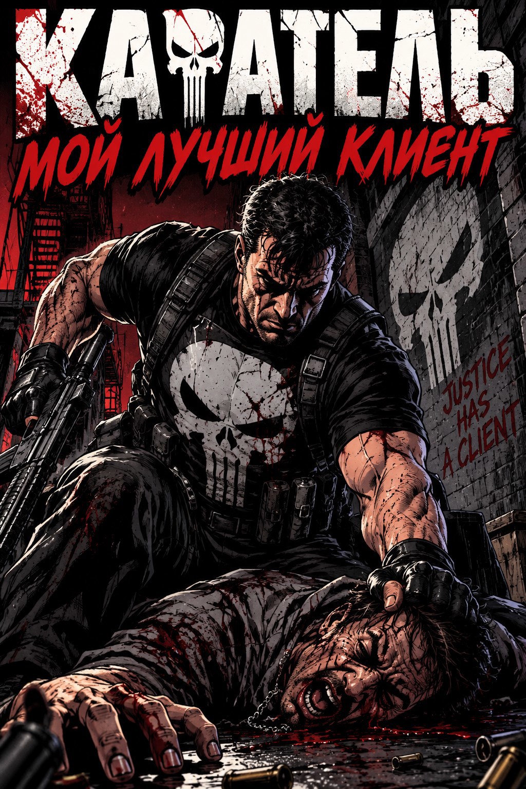 Обложка книги Marvel: Каратель мой лучший клиент