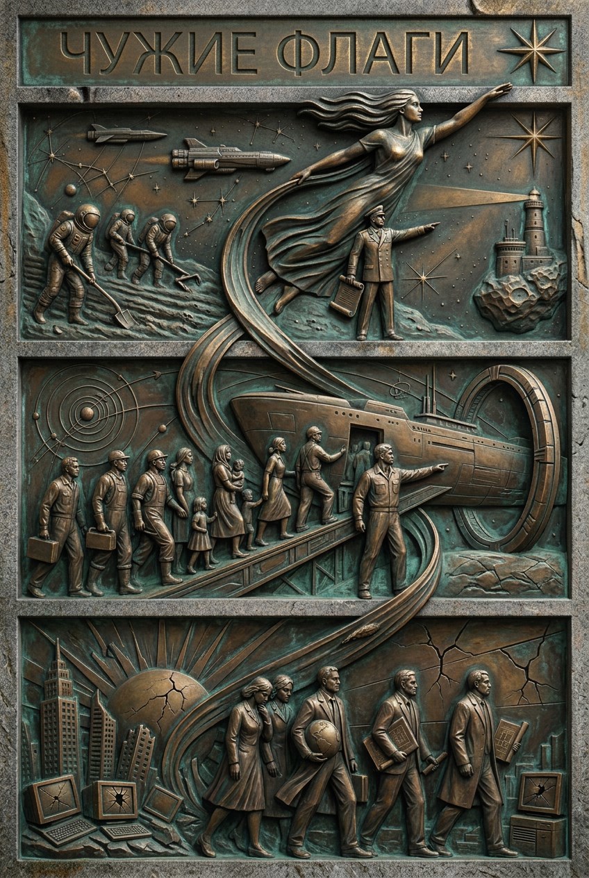 Обложка книги Чужие флаги