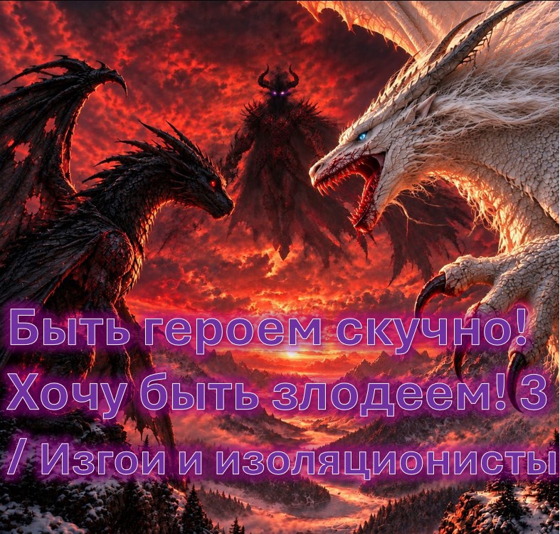 Обложка книги Быть героем скучно! Хочу быть злодеем! 3 / Изгои и изоляционисты