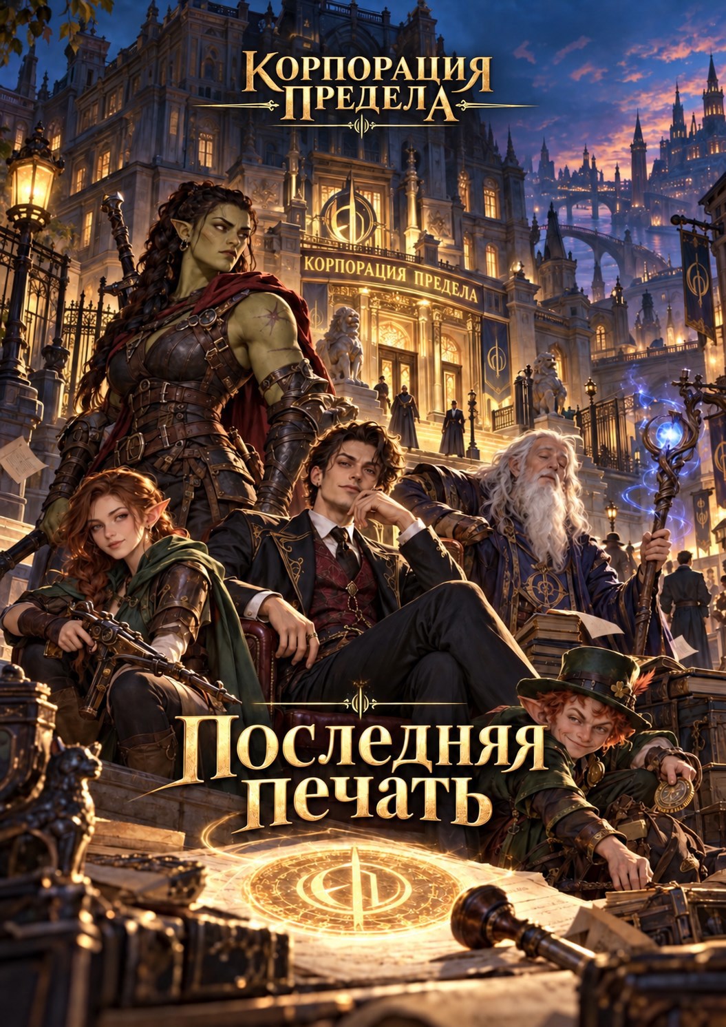 Обложка книги Корпорация Предела. Последняя печать