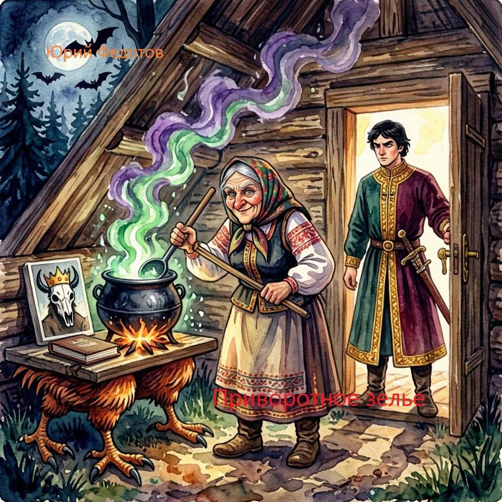 Обложка книги Приворотное зелье