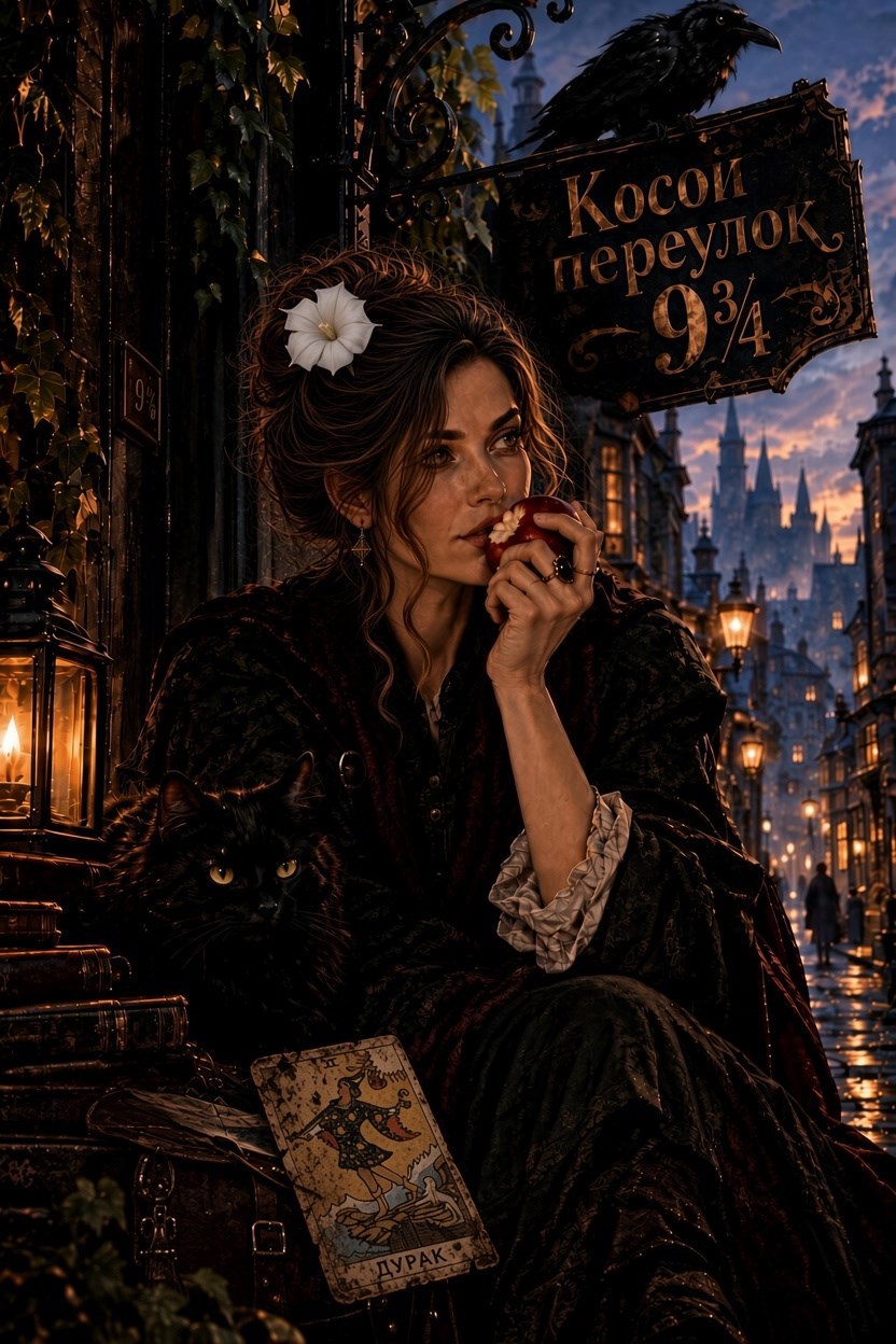 Обложка книги Косой переулок, 9¾.