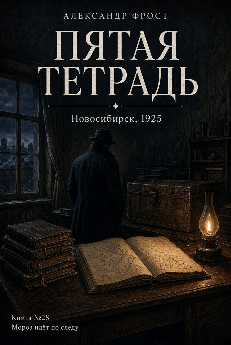 Обложка книги Пятая тетрадь. Мороз идёт по следу книга 28