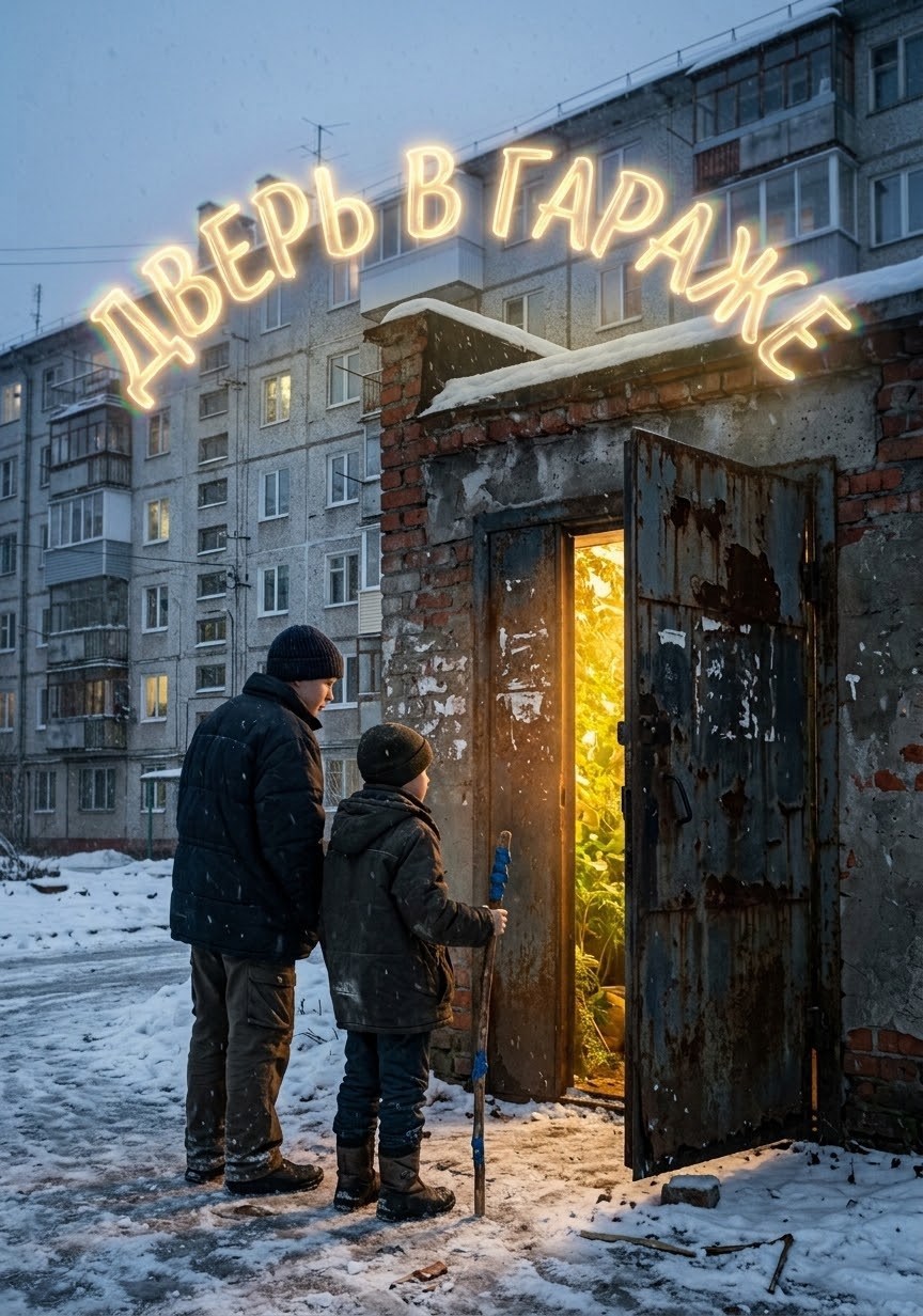 Обложка книги Дверь в гараже