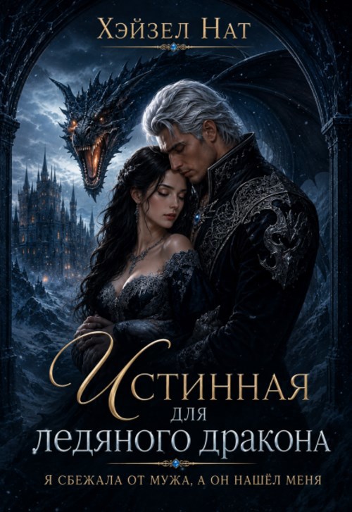 Обложка книги Истинная для ледяного дракона. Я сбежала от мужа, а он нашёл меня