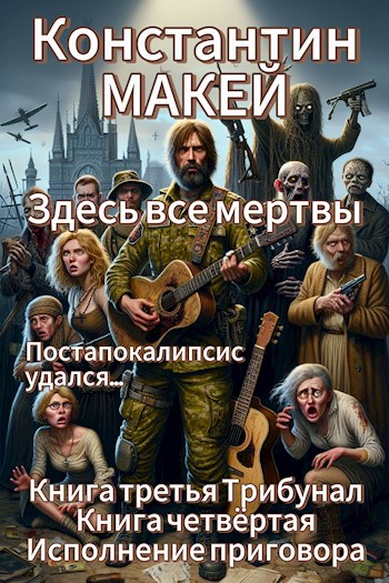 Обложка книги Здесь все мертвы. Книги 3-4