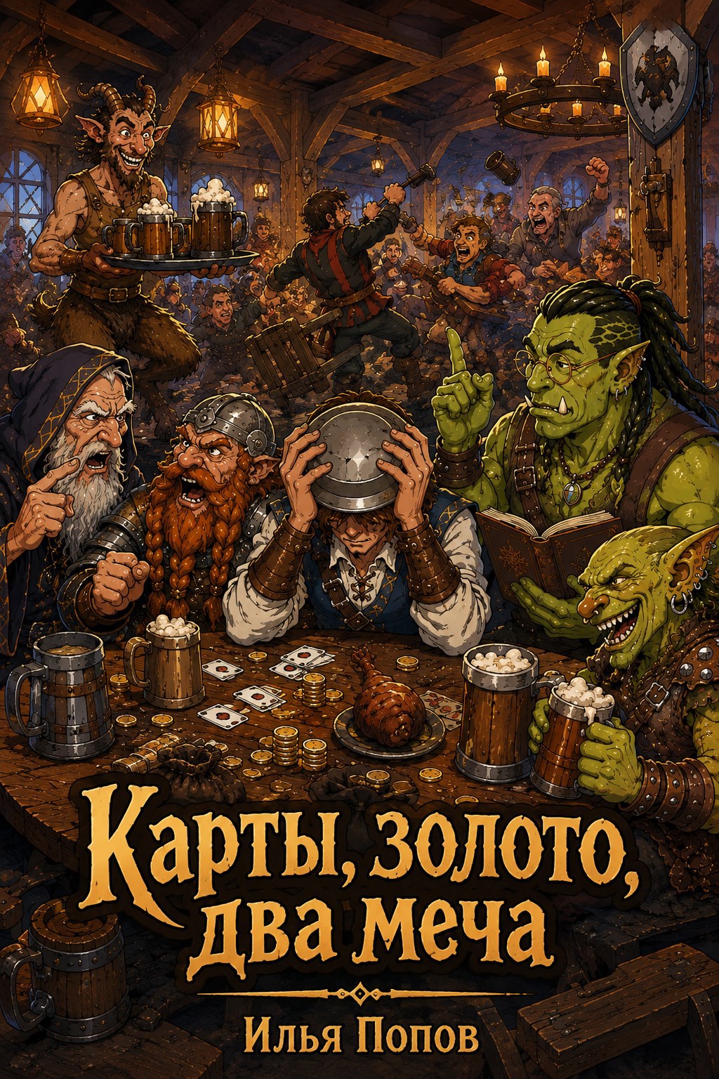 Обложка книги Карты, золото, меч