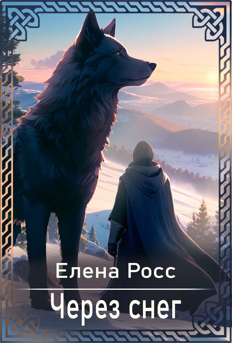 Обложка книги Через снег