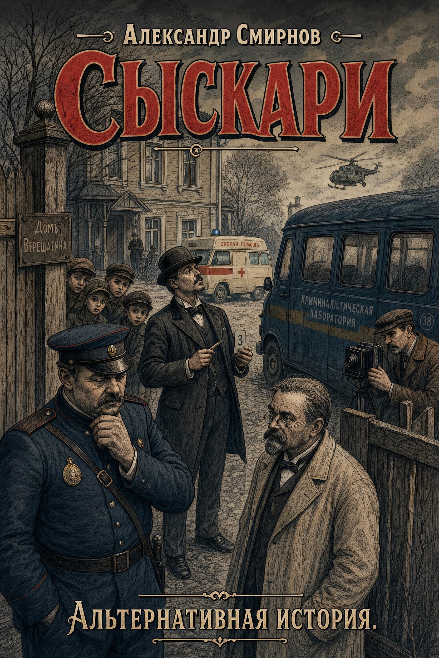 Обложка книги Сыскари (Альтернативная история. Место действия Череповец)