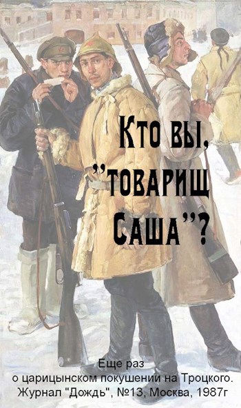 Обложка книги Кто вы, "товарищ Саша"?