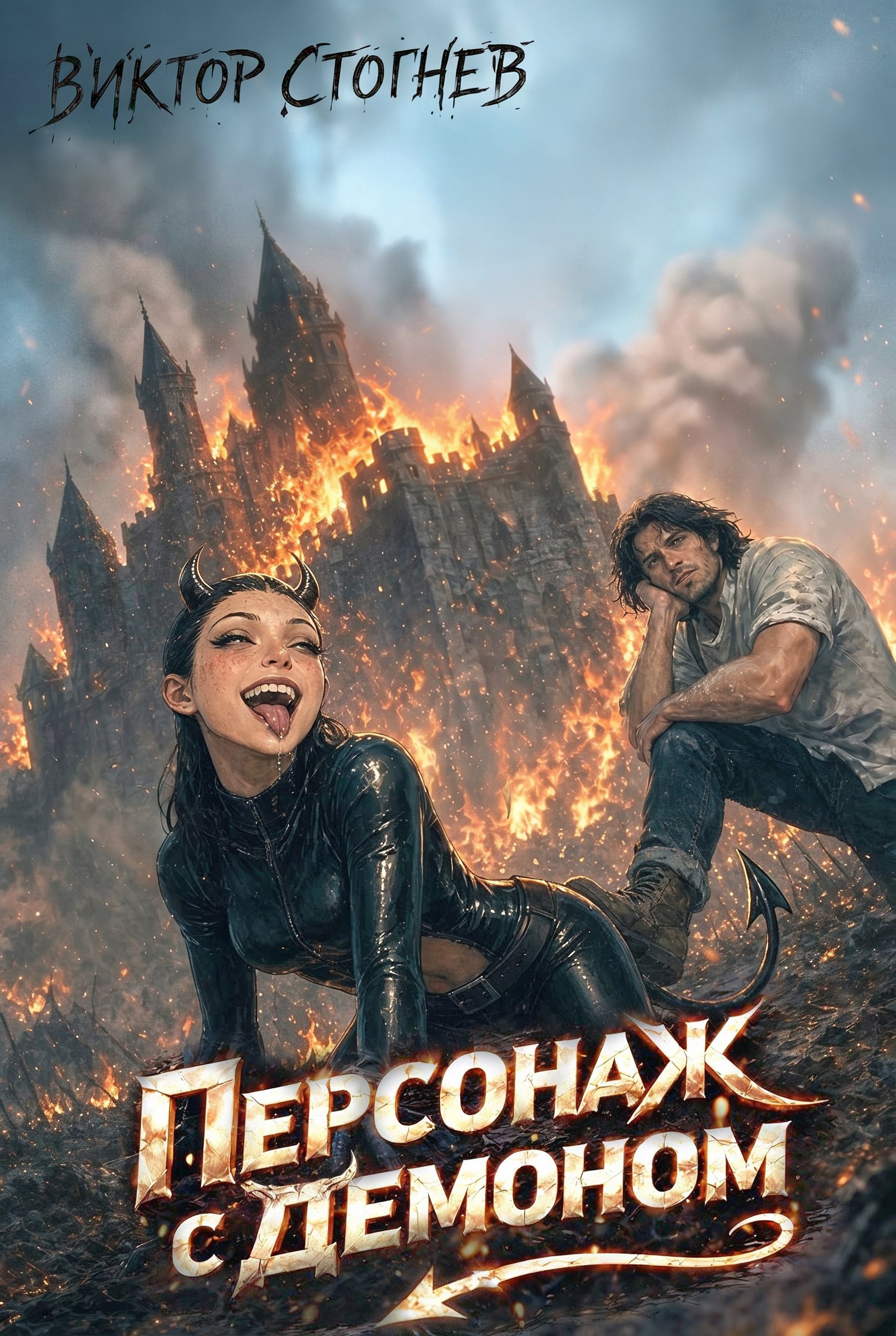 Обложка книги Персонаж с демоном