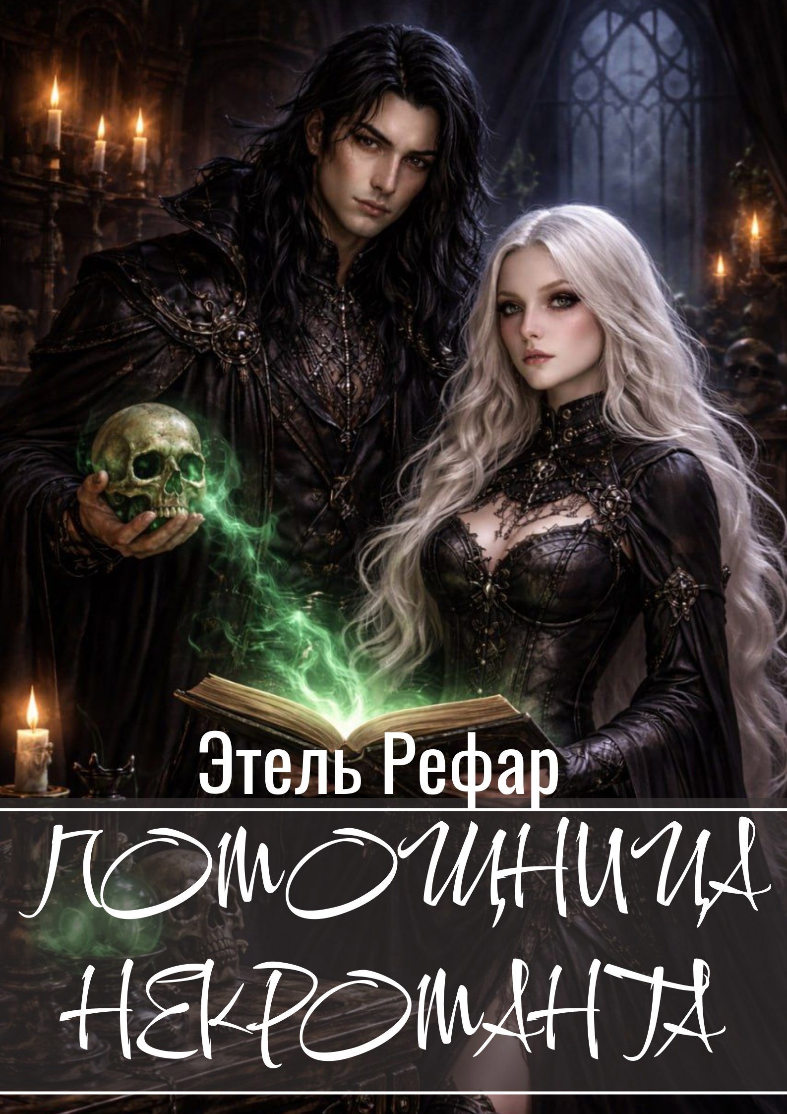 Обложка книги Помощница некроманта. Серия 1. Особенности тёмного быта