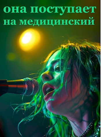 Обложка книги Она поступает на медицинский