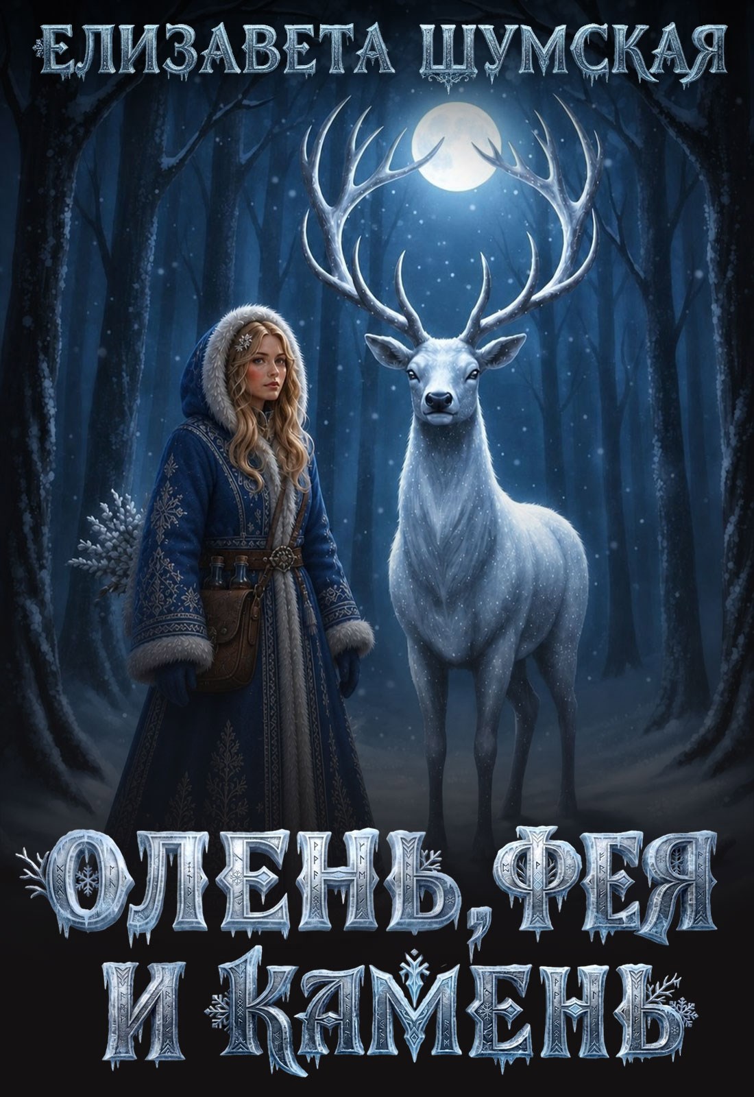 Обложка книги Олень, фея и камень (Пять камней - 3)