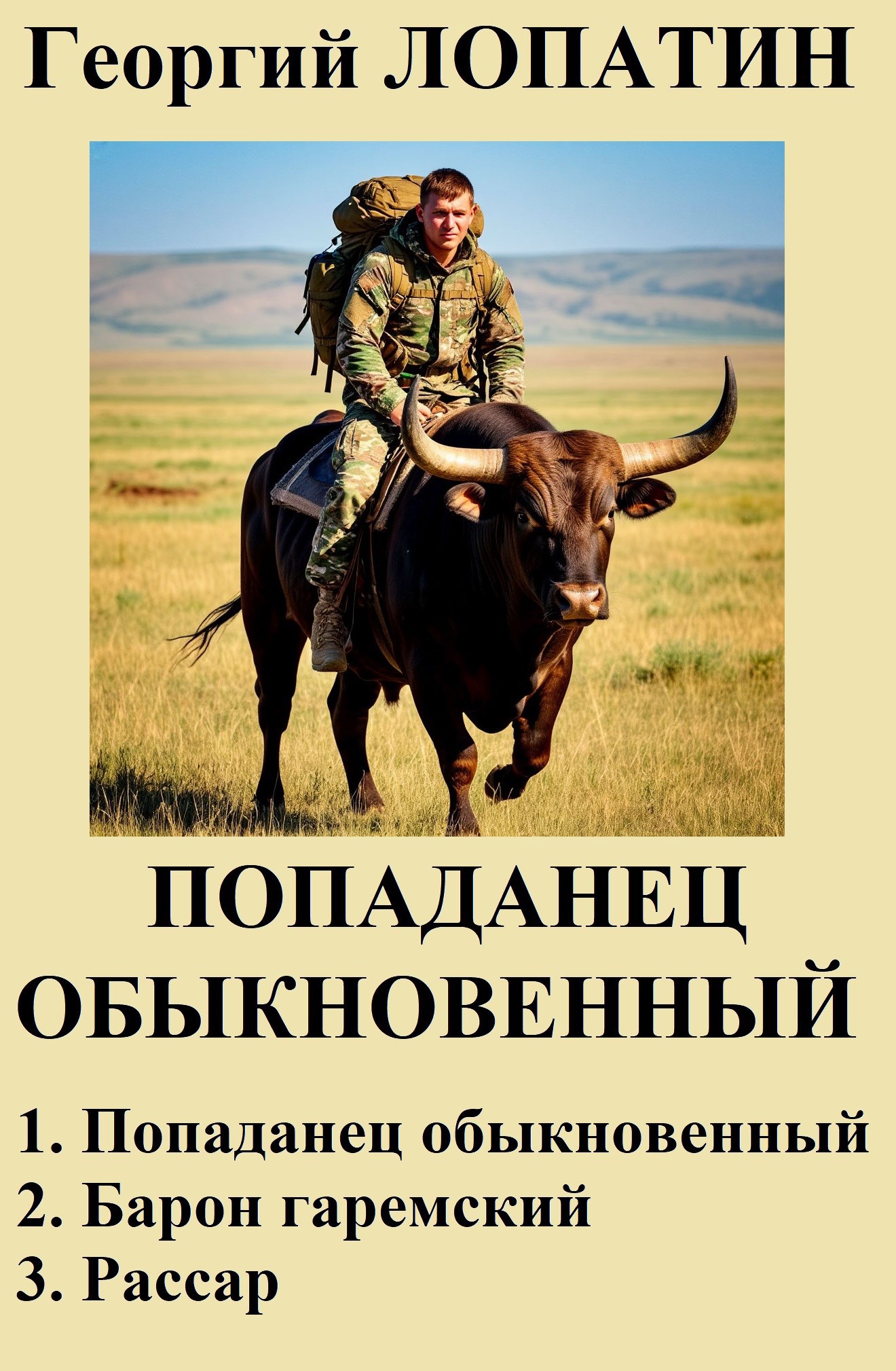 Обложка книги Попаданец обыкновенный (первые 3 книги)