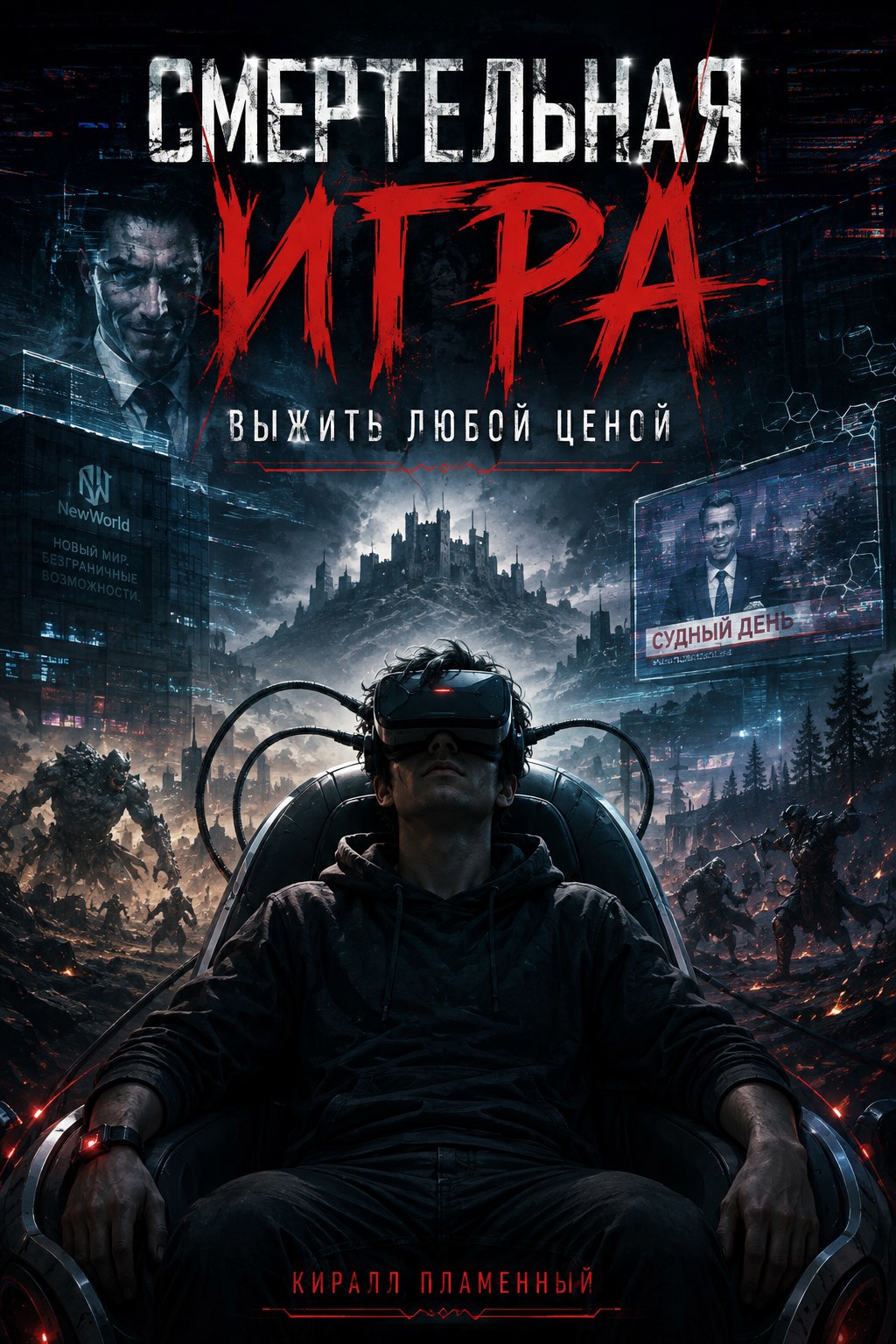 Обложка книги Смертельная Игра. Выжить любой ценой