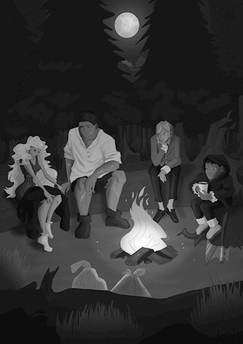 Обложка книги Луна и угли