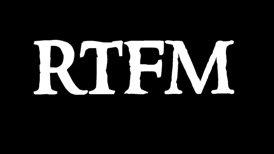 Обложка книги RTFM