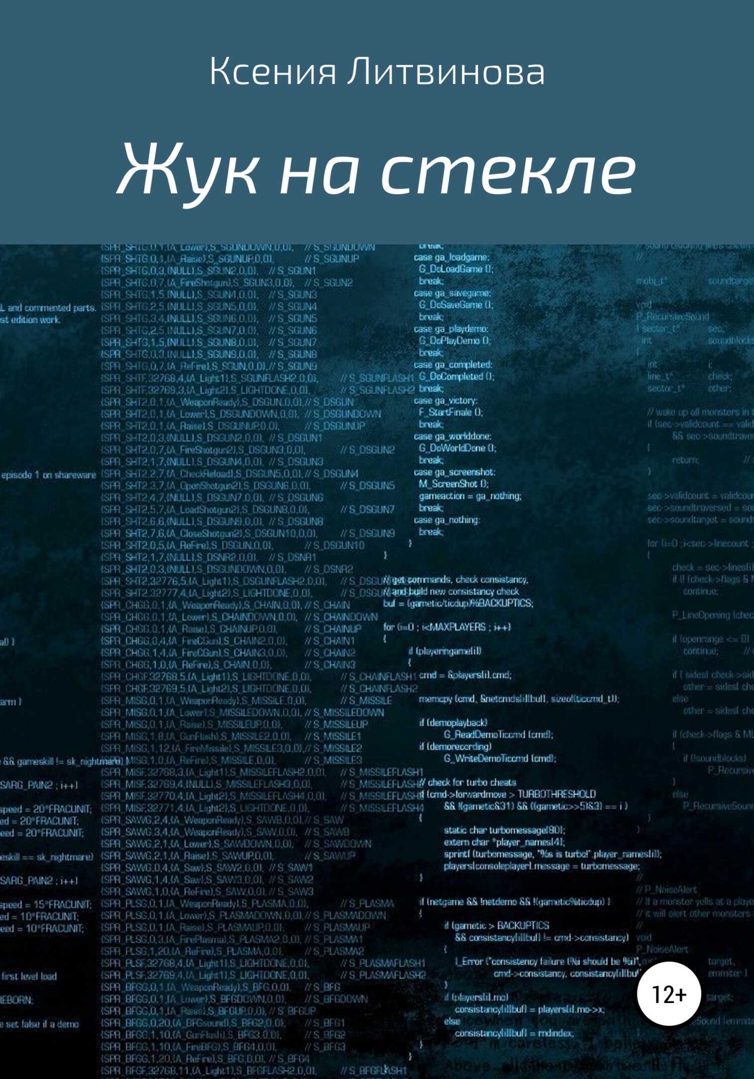 Обложка книги Жук на стекле