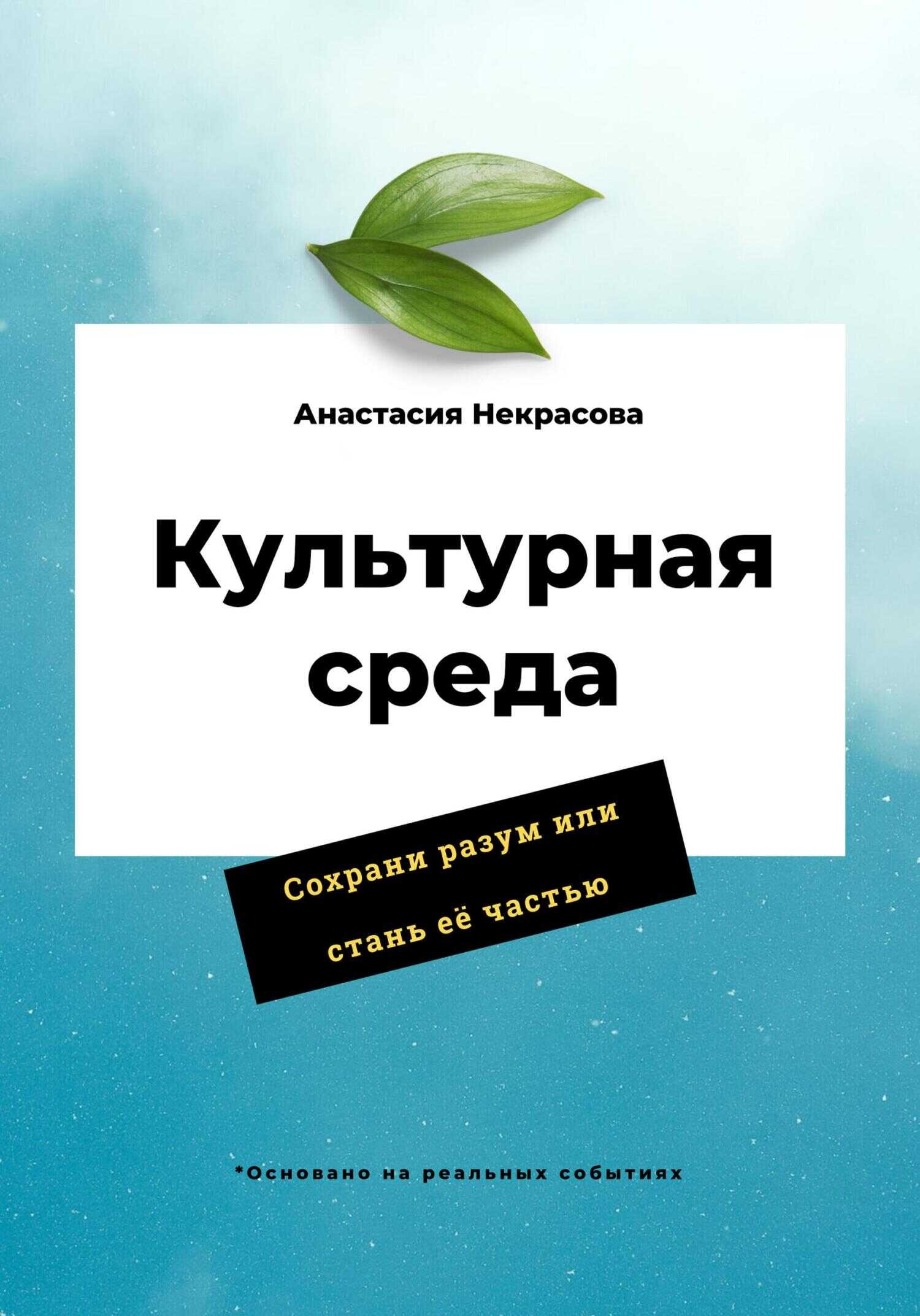 Обложка книги Культурная среда