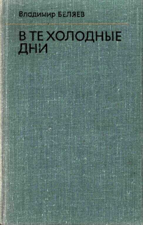 Обложка книги В те холодные дни