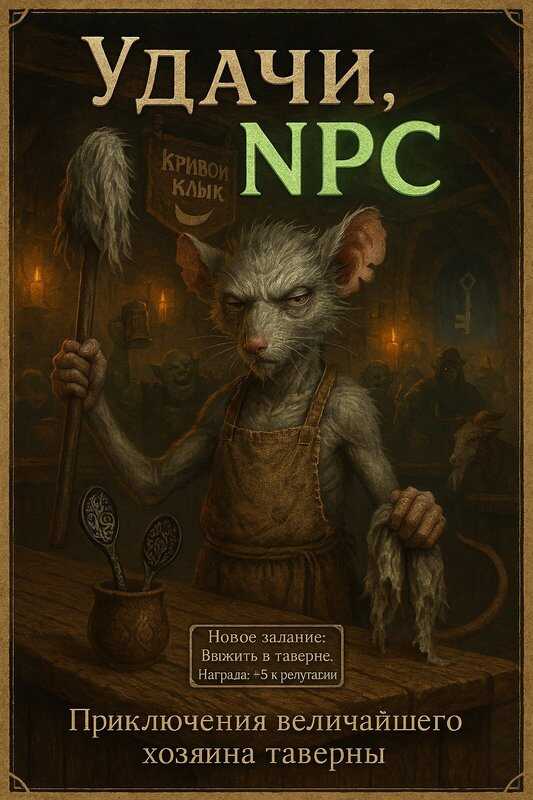 Обложка книги Удачи, NPC!
