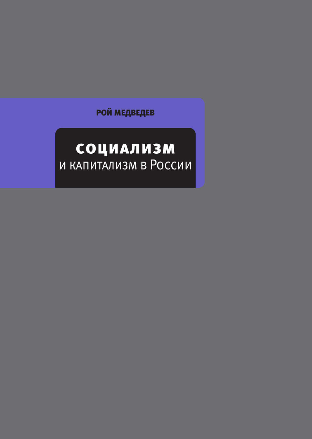 Обложка книги Социализм и капитализм в России