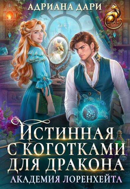 Обложка книги Истинная с коготками для дракона. Академия Лоренхейта
