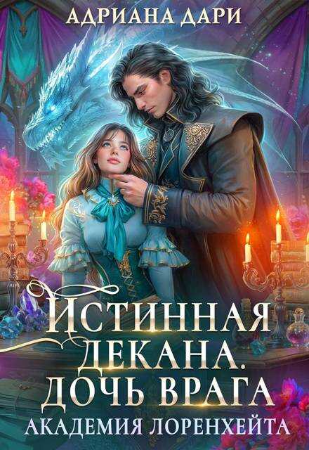 Обложка книги Истинная декана. Дочь врага. Академия Лоренхейта